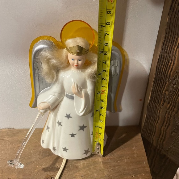 Vintage Holiday Vintage Christmas Holiday Angel Fairy Light Tree Topper Works Nicely Poshmark